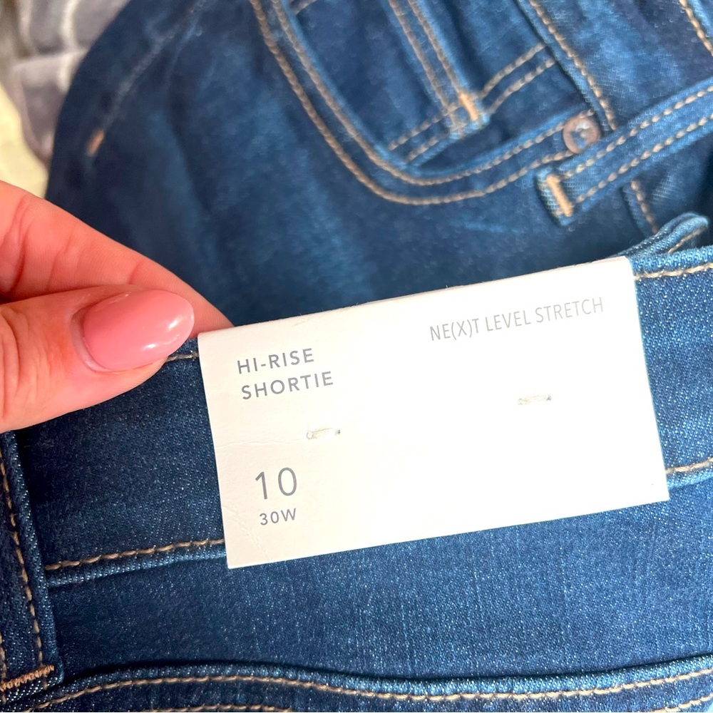 American Eagle Next Level Stretch Denim Shorts High Rise Shortie